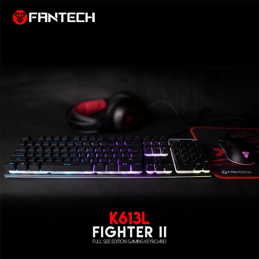 Bàn Phím Gaming Có Dây Full-sized Fantech K613L FIGHTER II Backlit LED 19 Phím Anti Ghost - Hãng Phân Phối Chính Thức | WebRaoVat - webraovat.net.vn