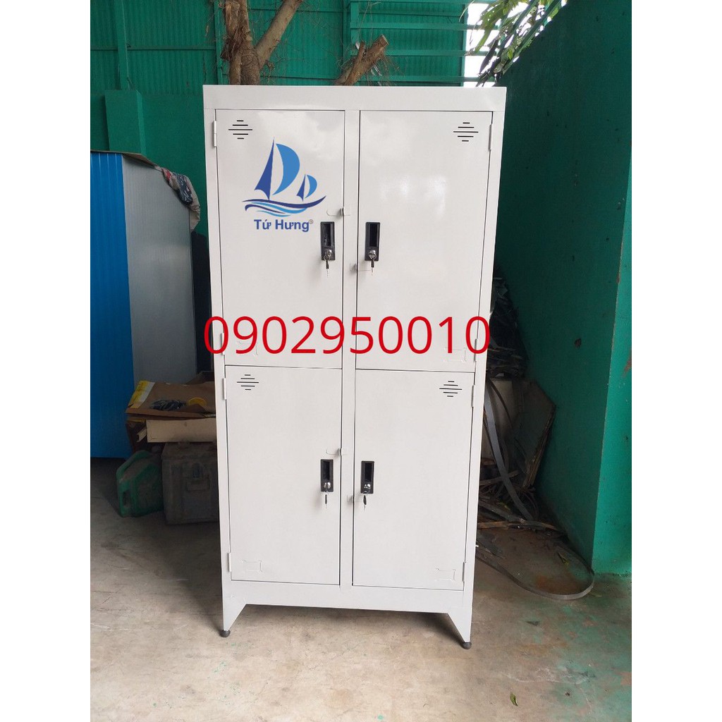 Tủ locker sắt 4 cánh giá rẻ