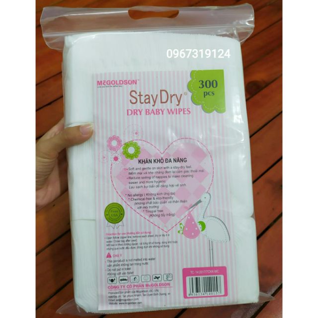  Khăn vải khô đa năng StayDry 300g hàng túi zip cao cấp