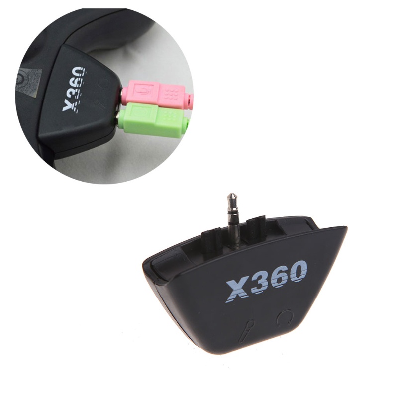 Giắc Cắm Chuyển Đổi 2.5mm Màu Đen Cho Tai Nghe Xbox 360