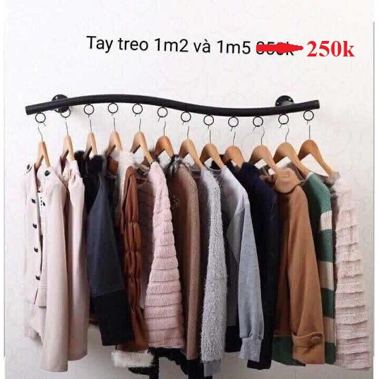 GIÁ TREO QUẦN ÁO DẠNG U CONG