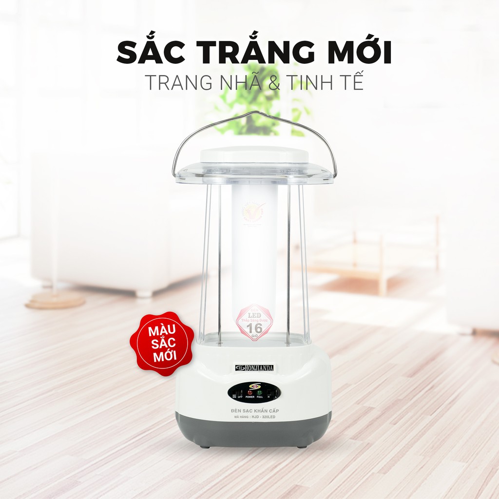 Đèn sạc tích điện đa năng Honjianda HJD-320 48 bóng LED 24W siêu sáng - Bảo hành chính hãng