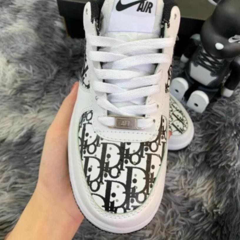 [Hot Trend - giảm giá] Giày Thể Thao Sneakers AF1 Dior Đen,𝐍𝐈𝐊𝐄 AIR FORCE ONE Xám Họa Tiết  siêu hot | BigBuy360 - bigbuy360.vn