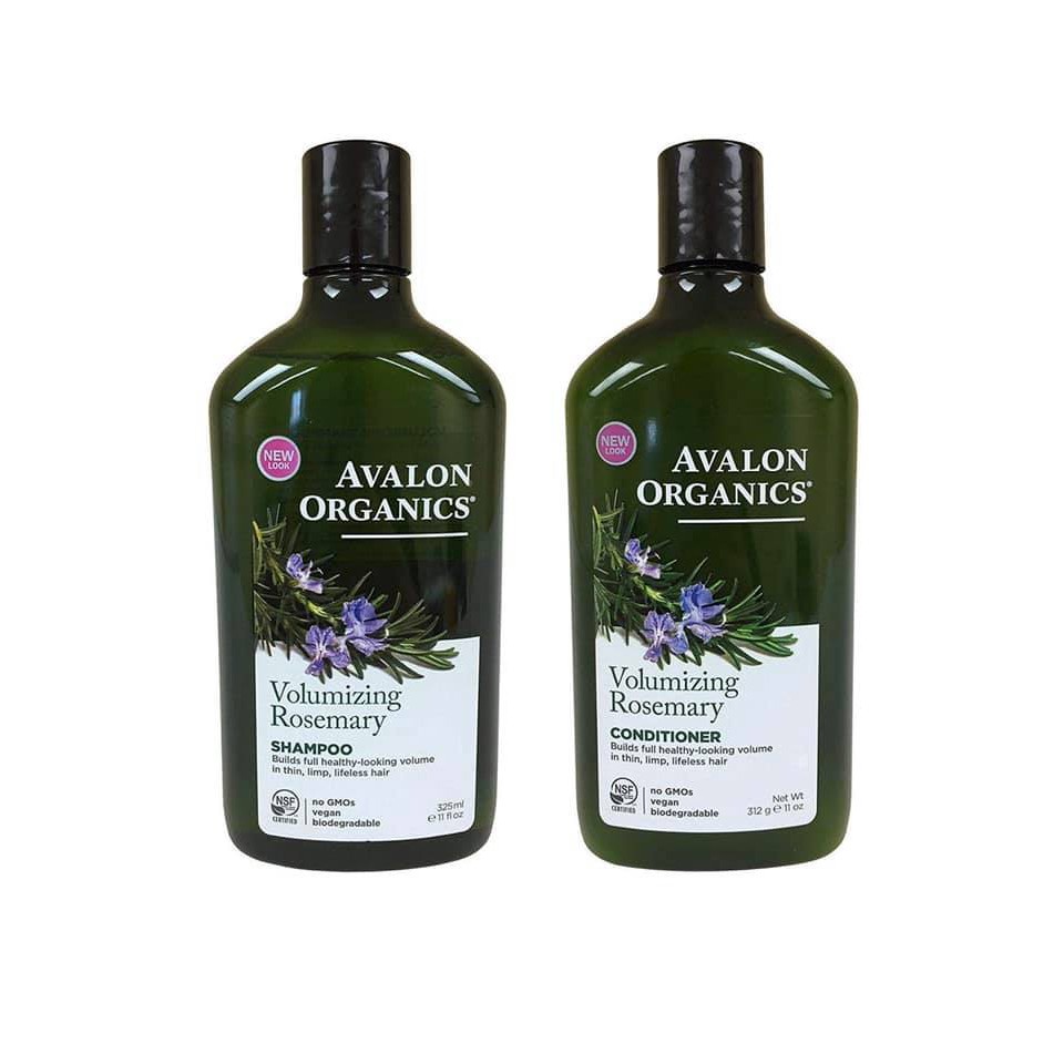 DẦU GỘI & XẢ LÀM DÀY TÓC AVALON ORGANICS VOLUMIZING ROSEMARY 325ml