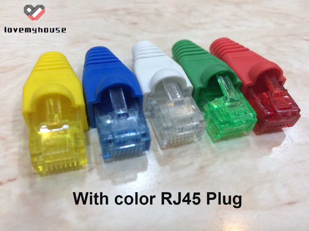 Nắp Bảo Vệ Đầu Nối Dây Cáp Mạng Rj45 Cat 5 Cat6 Rj-45 Cat6 Cat5E