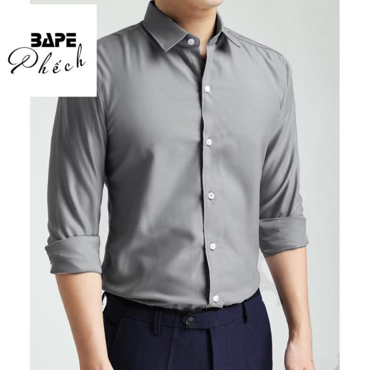 Áo sơ mi trơn có size big BAPE PHẾCH-523 | BigBuy360 - bigbuy360.vn