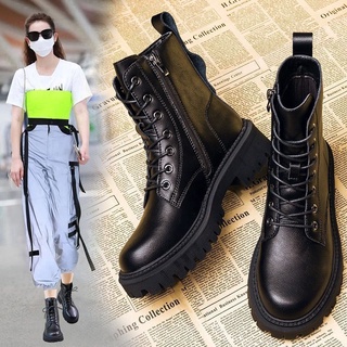 Giày Boot Martin Đế Dày Phong Cách Anh Quốc Mới
