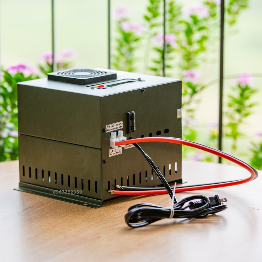 Bộ kích chuyển điện 48V lên 220V Sóng Sine chuẩn kiêm sạc bình ắc quy tự ngắt hàng NHẬT BẢN 1.500VA/1.000W