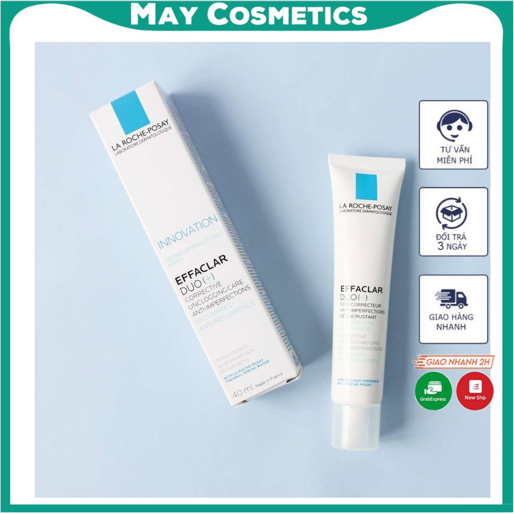 Kem giảm mụn La Roche-Posay effaclar Duo+ 40ml kem giảm mụn và chăm sóc da mụn hàng đầu tại Pháp