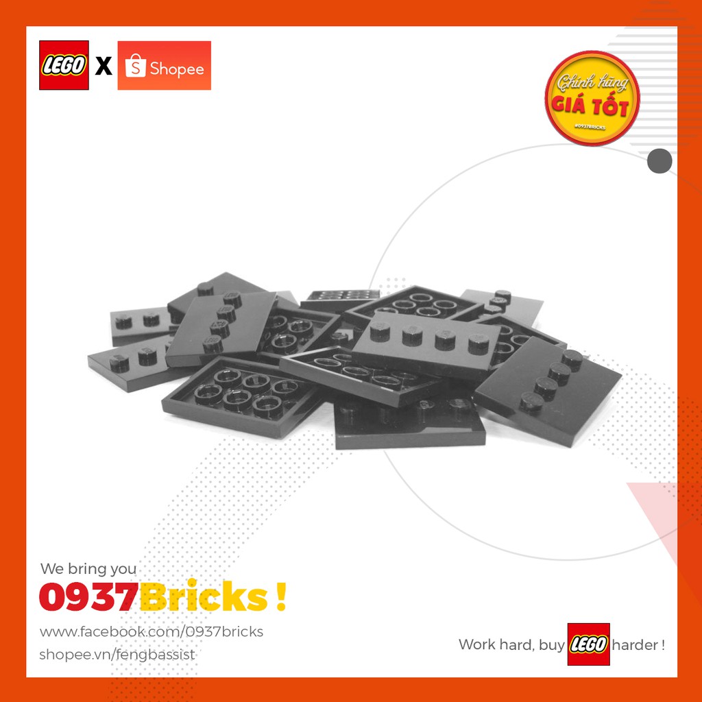 [ RẺ VÔ ĐỊCH ] LEGO chính hãng Black Base - Đế đen trưng bày minifigures