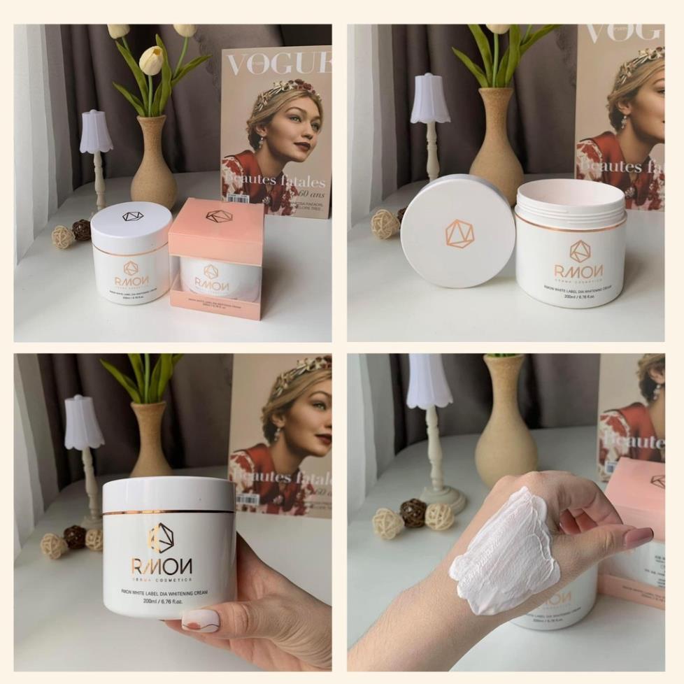 Kem Dưỡng Trắng Da Body Kem Body Rmon White Label Dia Whitening Cream 200ml Hàn Quốc