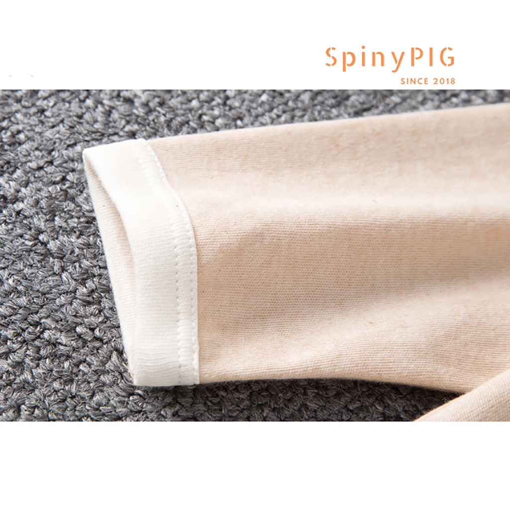 Bộ body chip dài tay cho bé 0-2 tuổi cotton hữu cơ tự nhiên không chất tẩy nhuộm an toàn cho bé