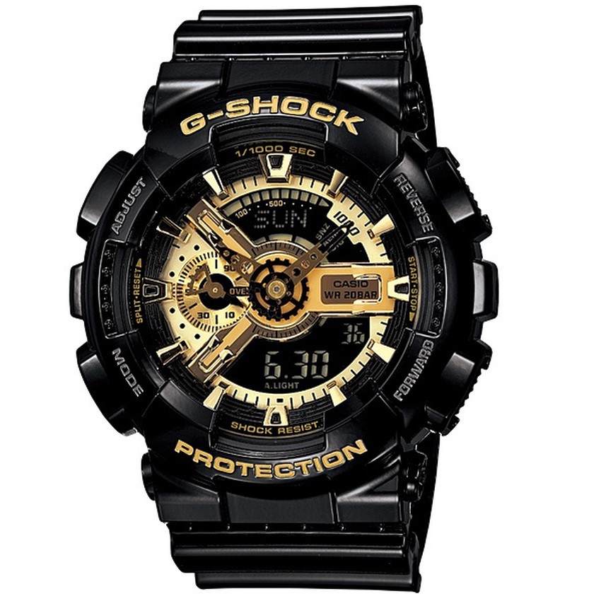 Đồng hồ Nam dây cao su Casio G-shock GA-110GB-1ADR chính hãng.