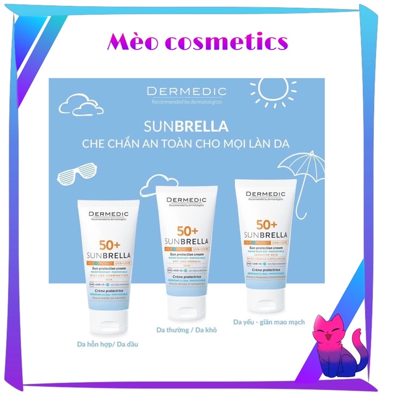 Kem chống nắng phổ rộng Dermedic
