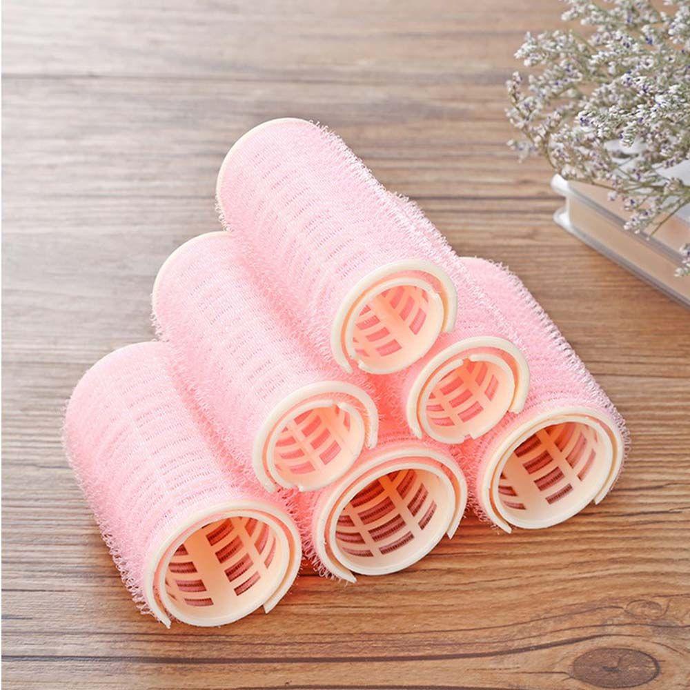 Lô Uốn Tóc Xoăn Tự Dính Bằng Nhựa Nhiều Kích Cỡ Cho Nữ