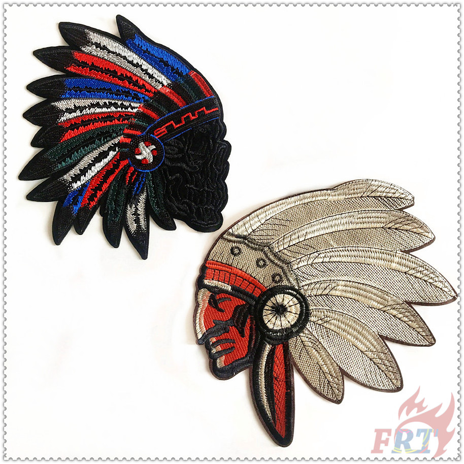 Miếng Vá Quần Áo Hình Lông Vũ Phong Cách Ấn Độ