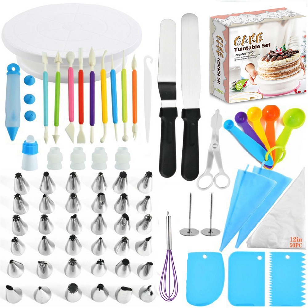 Bộ Dụng Cụ Trang Trí Bánh Gato - 119 chi tiết