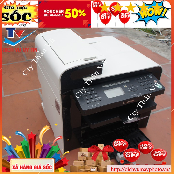 Máy in cũ Canon MF 4550D đầy đủ tính năng hàng like new có in photocopy scan ADF đầy đủ có bảo hành