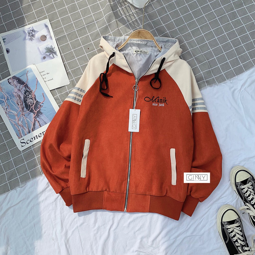 Áo Khoác Nhung Da Lộn Manik Nice️  | Áo Khoác Nữ Có Nón| 2 Lớp Mềm Mịn | Form Rộng | BigBuy360 - bigbuy360.vn