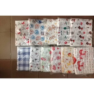 túi xốp in hình có nhiều size/mẫu cho bạn chọn: 35k / kg