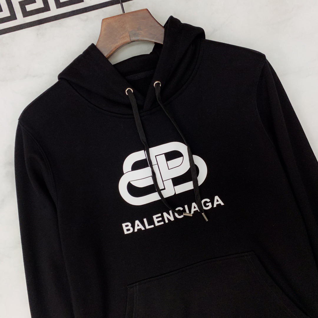 BALENC1AGA men's long-sleeved hooded sweatshirt, cotton fabric with LOGO printed | BigBuy360 - bigbuy360.vn