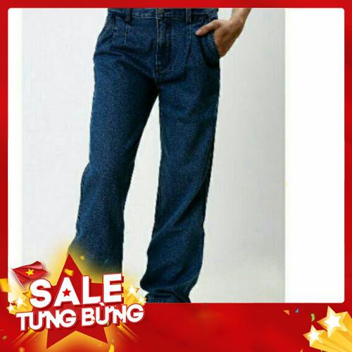 Quần bò thụng túi chéo Nam Trung Niên - Hàng nhập khẩu