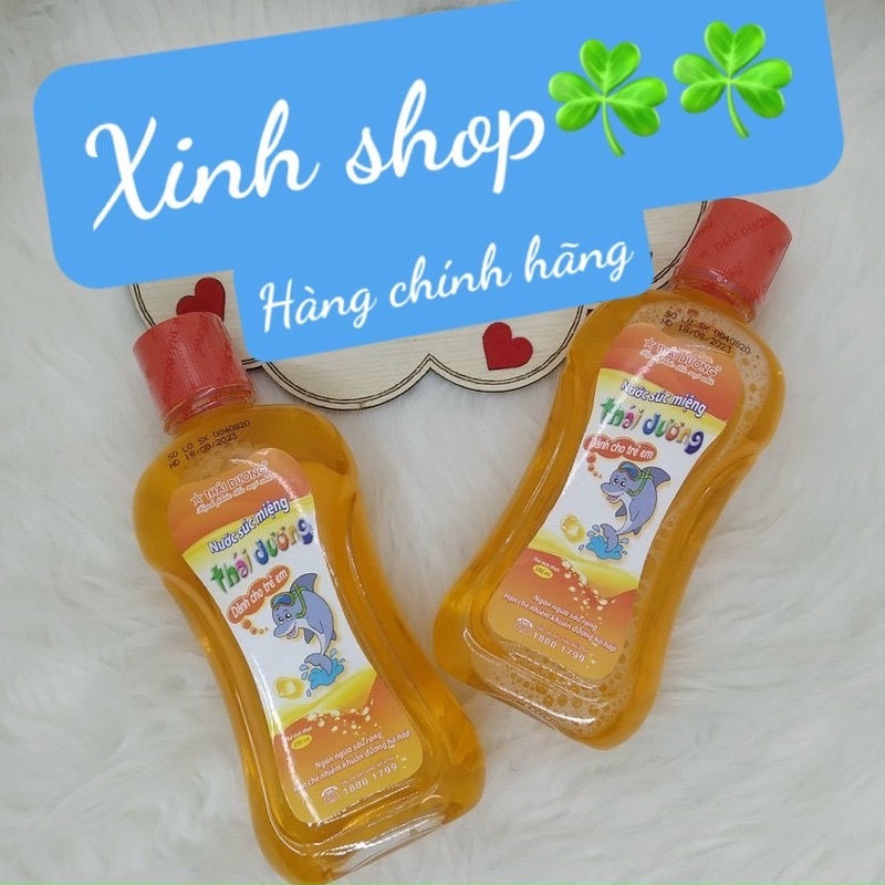 Nước súc miệng trẻ em ( 250ml) hàng chính hãng công ty sao thái dương