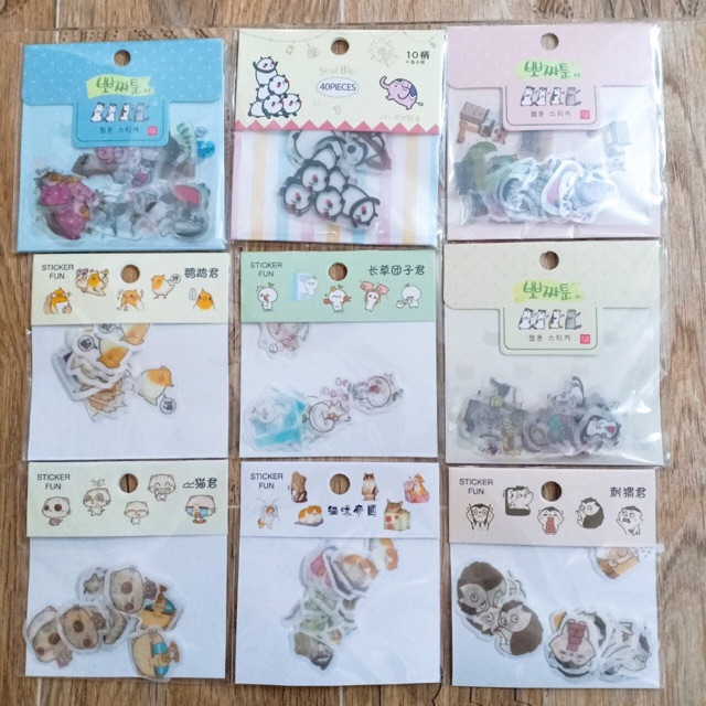 Sticker hình thú