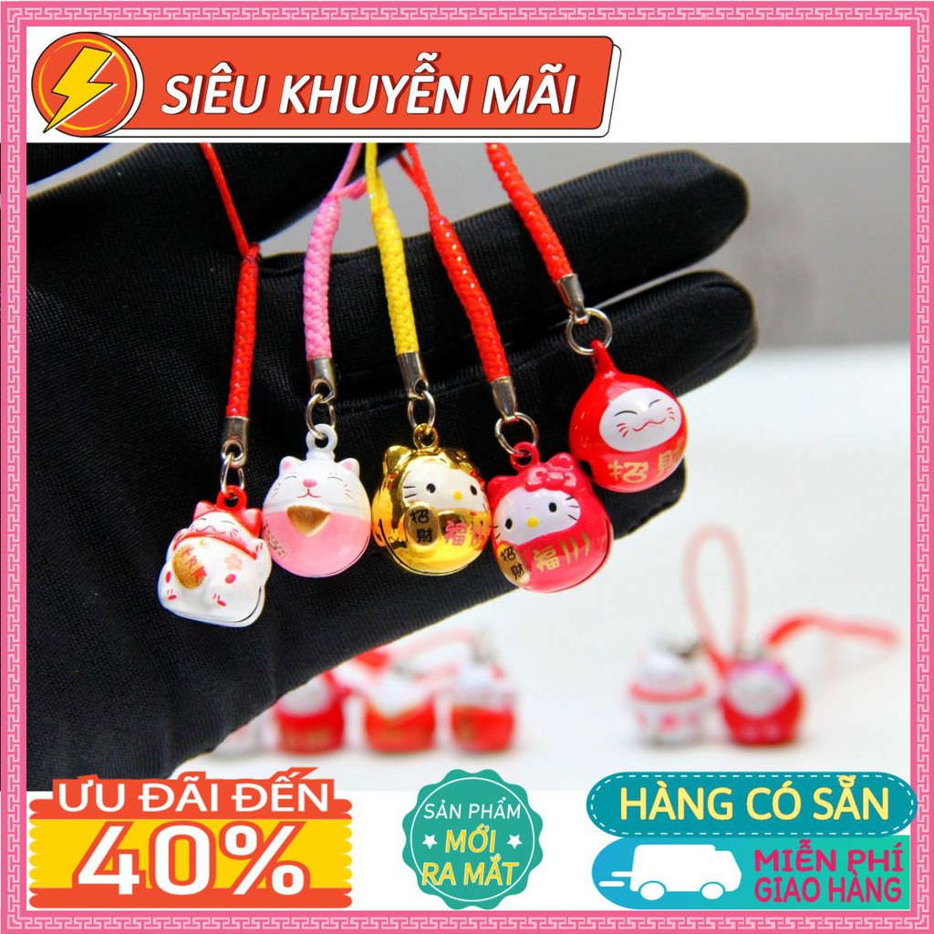 Phụ Kiện Treo Túi Móc Mèo Thần Tài Móc Điện Thoại Móc Túi Phụ Kiện | BigBuy360 - bigbuy360.vn