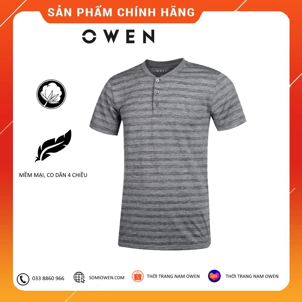 Xả 🔥 SALE [ Hàng chuẩn] . Áo thun cộc tay nam Owen TSN20402 -  Áo phông nam Cực Đẹp .1 . Đẹp . > . < . . 🔥 ' / ! : .