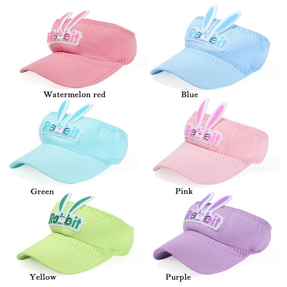 Mũ Panama Đi Biển Chống Nắng Hình Thỏ Dễ Thương Xinh Xắn Dành Cho Bé