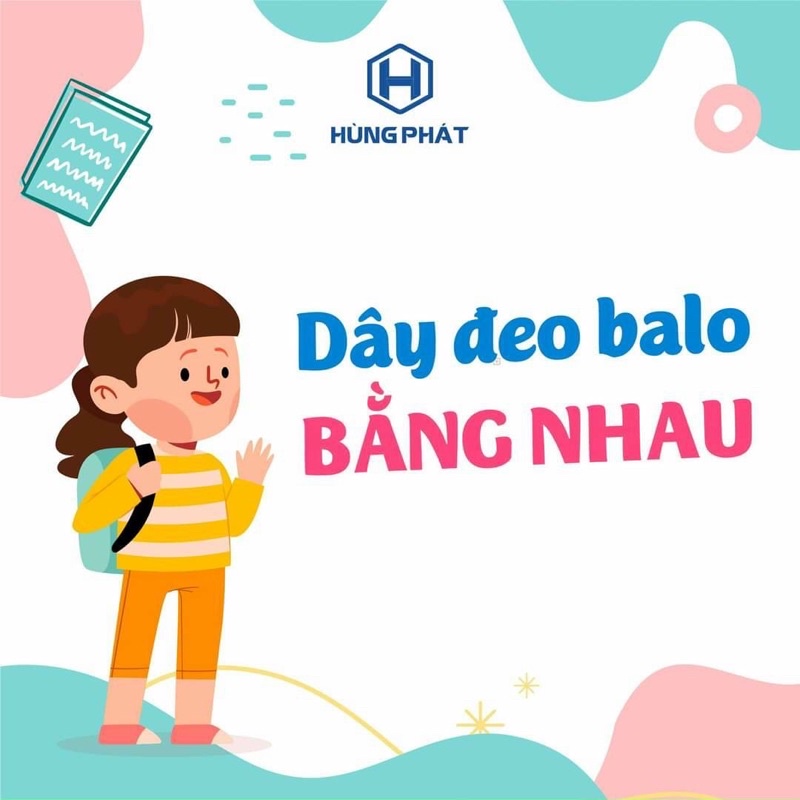 Cặp balo chống gù lưng cho bé 💗