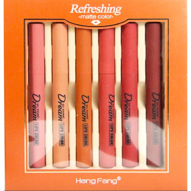 Sỉ 6 Cây Son Lì Heng Fang Dream Color Nội Địa | BigBuy360 - bigbuy360.vn