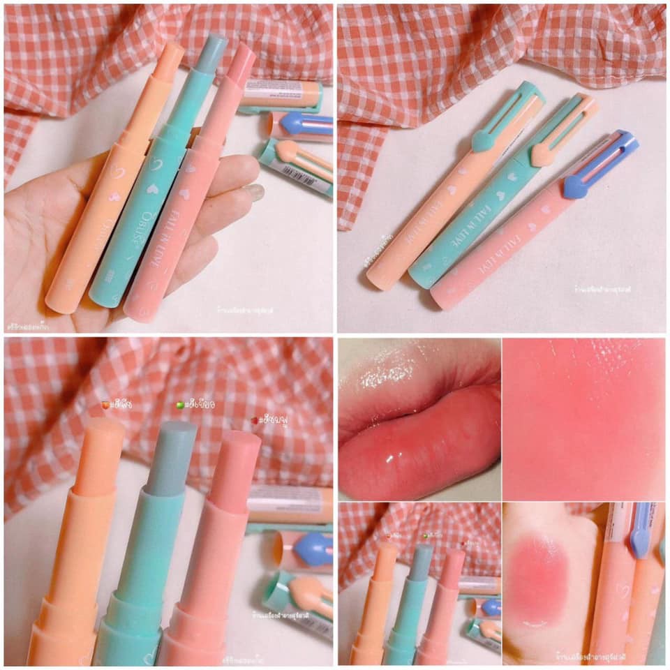 [HÀNG CHÍNH HÃNG] Son Dưỡng Môi Obuse Hình Bút Chì Thái Lan Có Màu Tự Nhiên