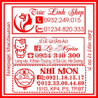 làm con dấu cửa hàng
