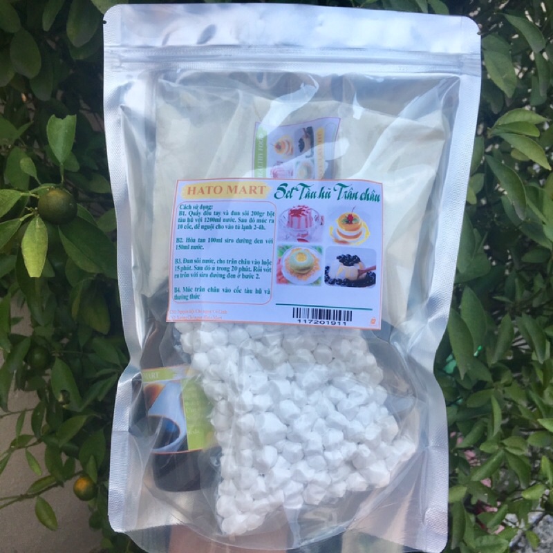 [Rẻ vô địch] SET TÀU HŨ TRÂN CHÂU ĐƯỜNG ĐEN 10 chén,  chỉ duy nhất có tại Xưởng Chè ngon và đồ ăn vặt