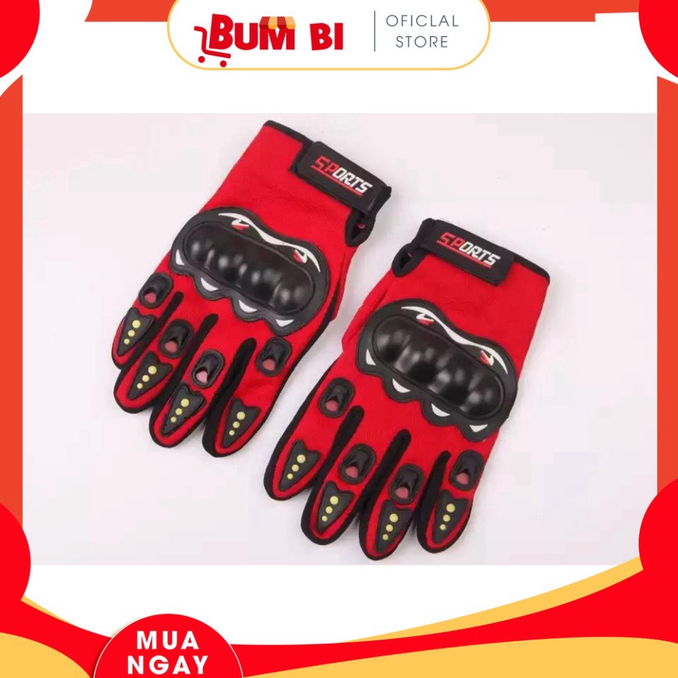 Găng tay kín ngón đi phượt Sport - BUMBI🌻