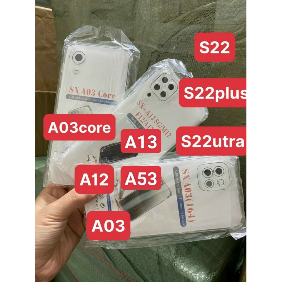 Ốp Lưng Samsung Galaxy A03 core / Samsung A03 2022 dẻo trong suốt bảo vệ chống sốc 4 góc