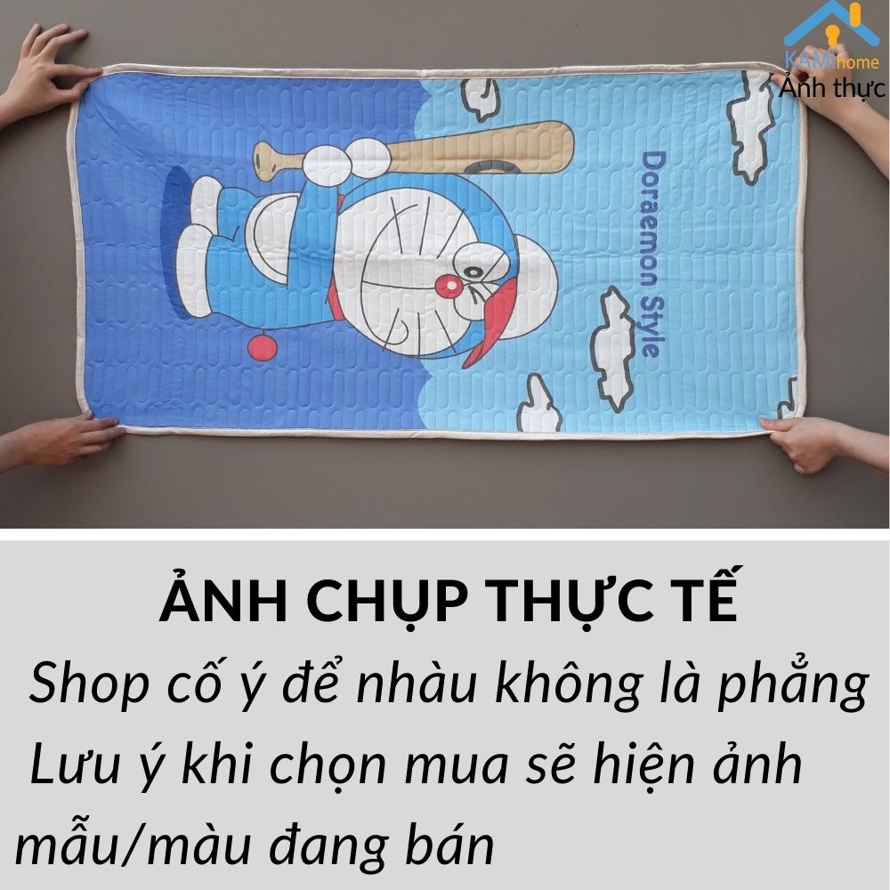 Chiếu điều hòa cho bé dùng chống nóng mùa hè thấm mồ hôi và thoáng khí có kèm vỏ gối Cỡ 60*120cm mã 27016