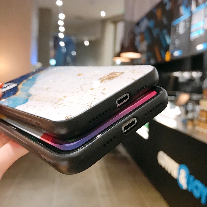 Phù Hợp Ốp Điện Thoại Epoxy Mềm Hiệu Quả Cho IPhone 7 8 Plus XS Max XR 11 Pro Max SE2020