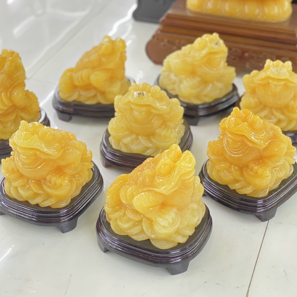 Thiềm Thừ Ngọc Hoàng Long, Cóc 3 Chân Phong Thủy - 20cm