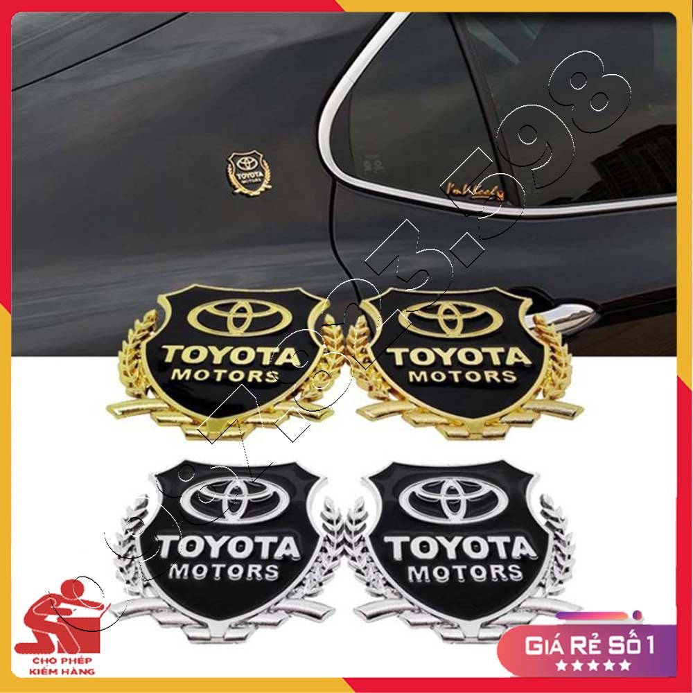 Logo Bông Lúa TOYOTA Dán Xe Ô tô Toyota