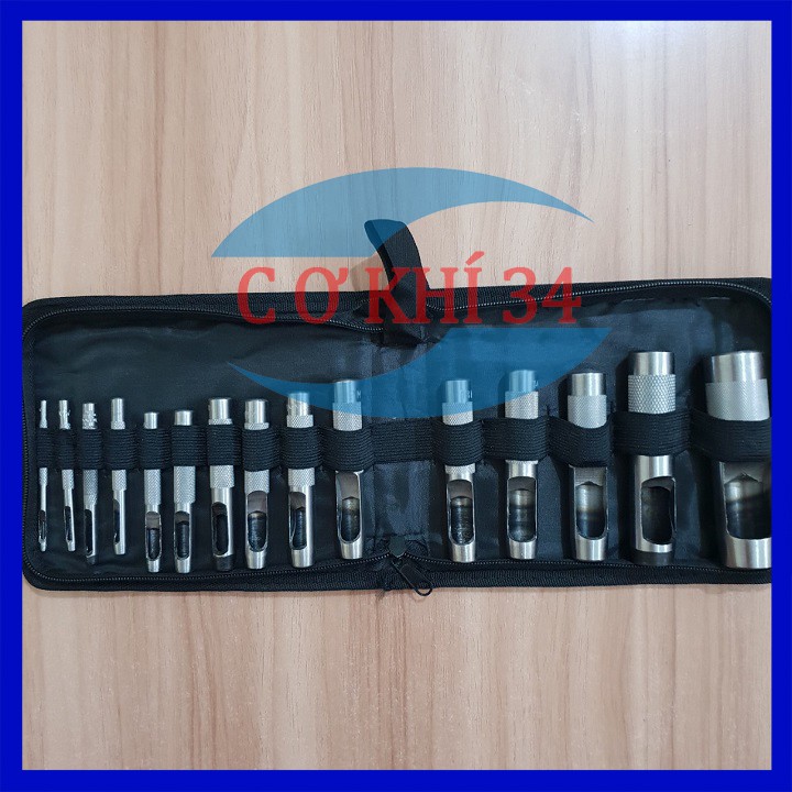 Bộ đục lỗ tròn 15 chi tiết 3-25mm Cao Cấp