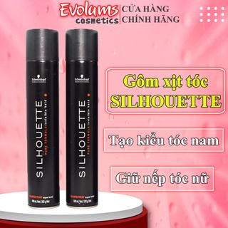 Gôm xịt tạo kiểu, giữ nếp tóc silhouette - mn29
