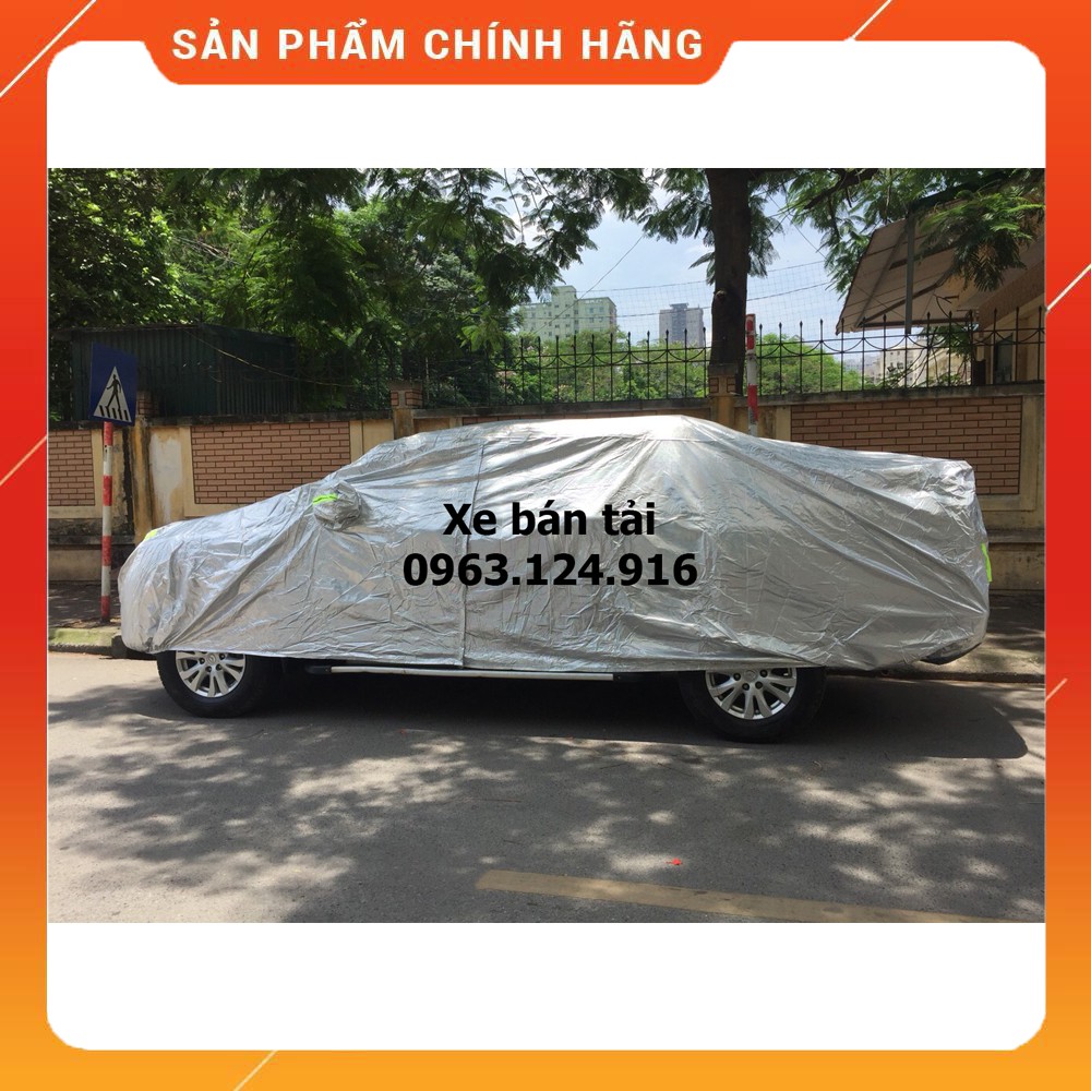 Bạt phủ xe ô tô Bán Tải - Loại tráng nhôm cách nhiệt