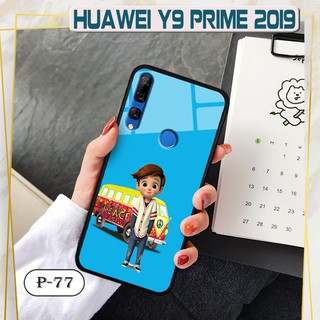 Ốp lưng kính 3D Huawei Y9 Prime 2019-cute
