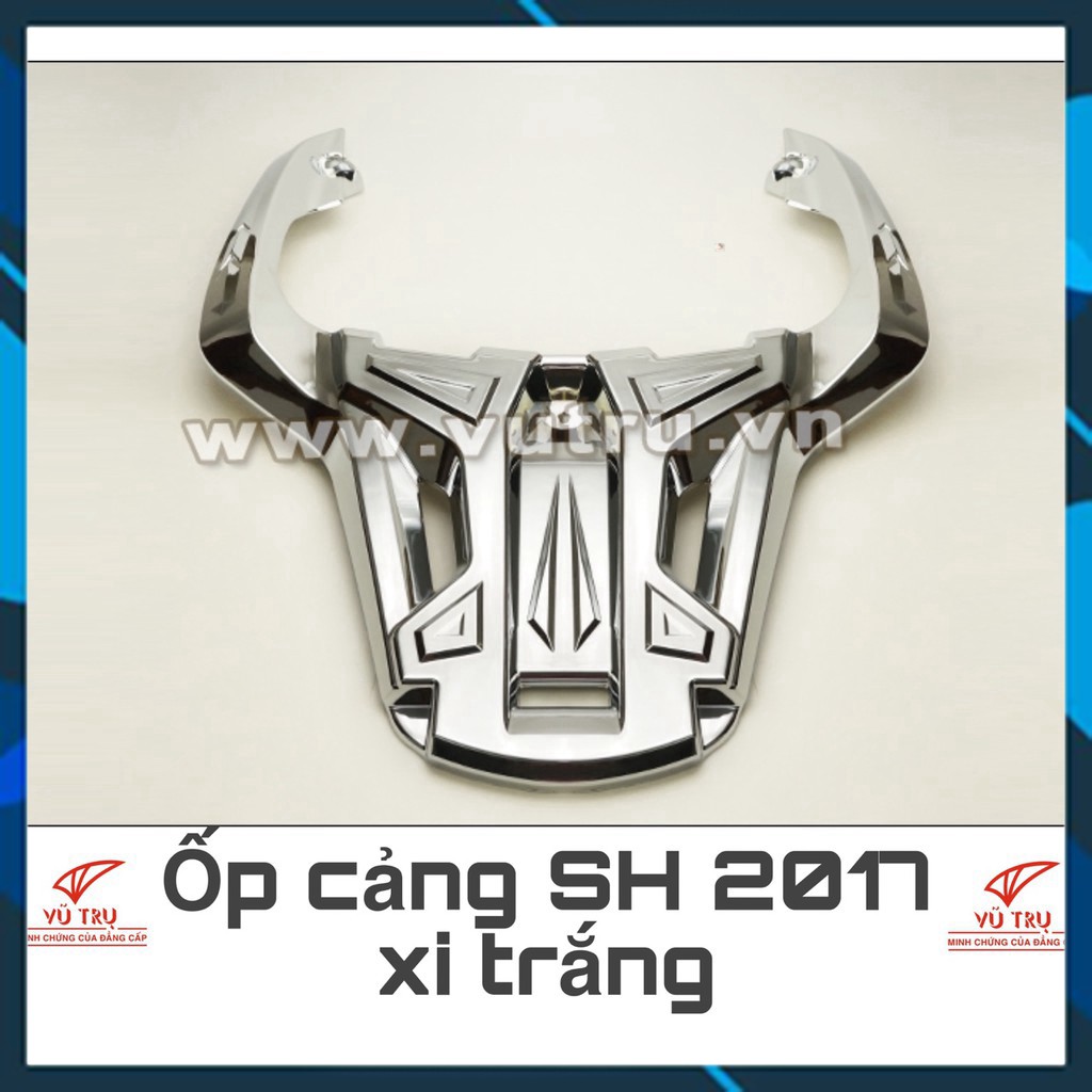 [BAO ĐỔI TRẢ] Ốp cảng sau xe SH 2017 xi trắng