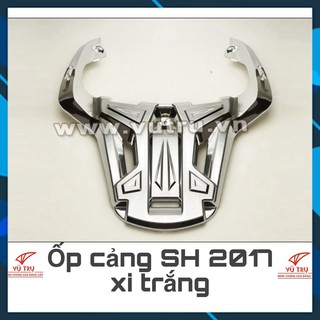 Ốp cảng sau xe sh 2017 xi trắng
