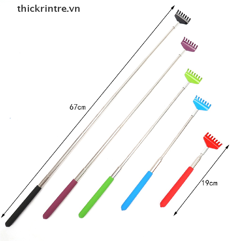 Cây Gãi Lưng Bằng Thép Không Gỉ Có Thể Thu Gọn
