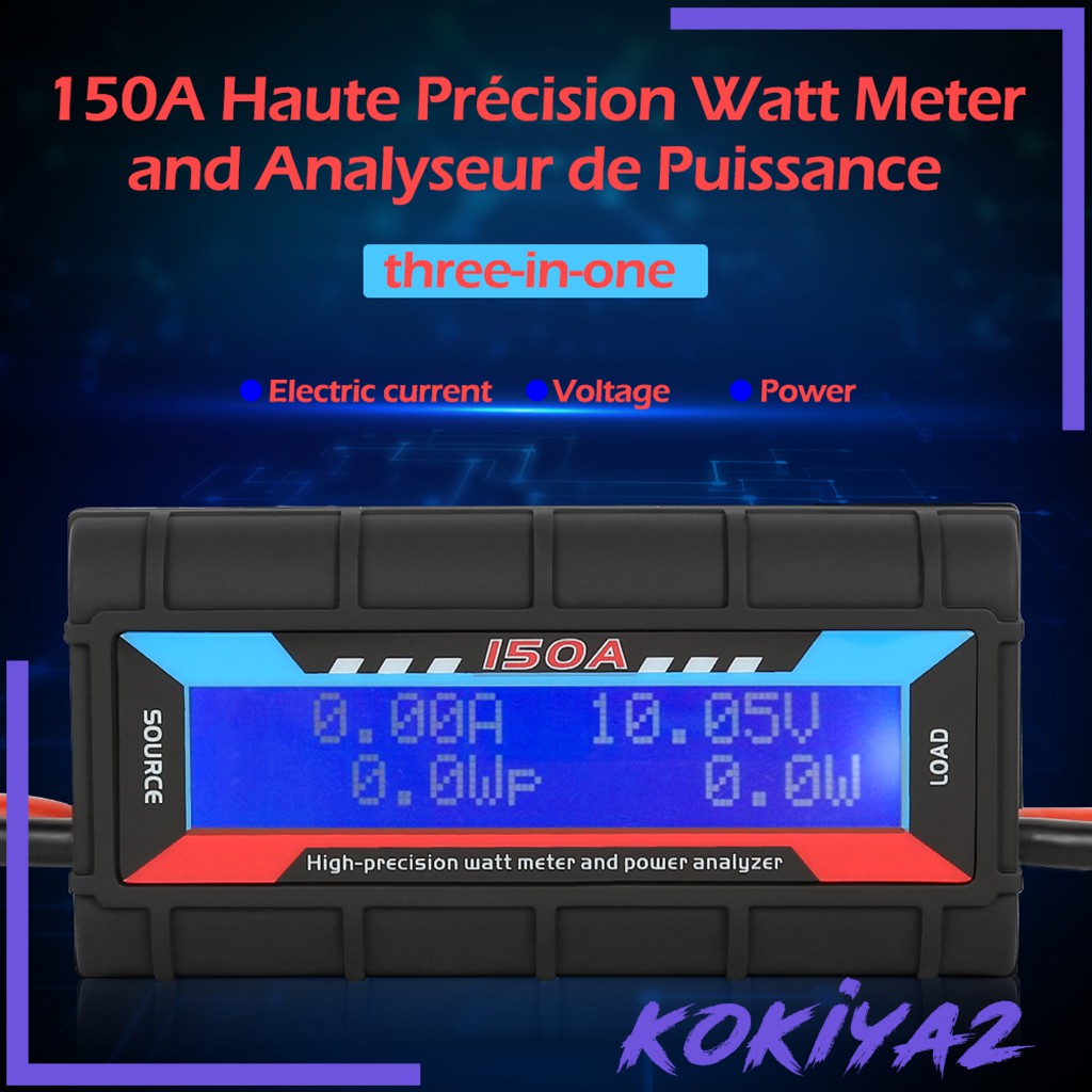 100A/150A RC Watt Meter Power Analyzer ,High Precision Battery Voltage 150A